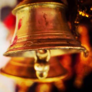 Temple bell wallpaper