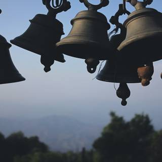 Temple bell wallpaper