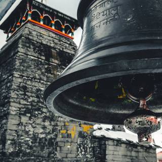 Temple bell wallpaper