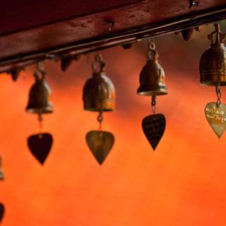 Temple bell wallpaper