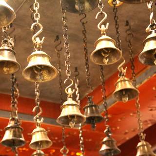 Temple bell wallpaper