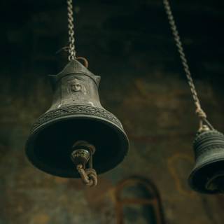 Temple bell wallpaper