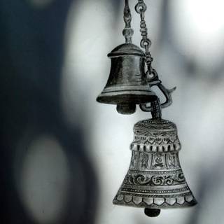 Temple bell wallpaper