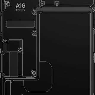 iPhone 14 black wallpaper