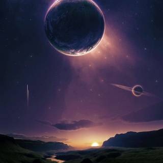 Planets mobile wallpaper