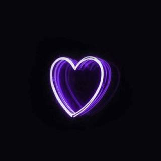 Aesthetic purple neon wallpaper
