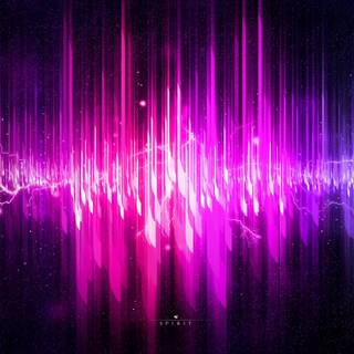 Aesthetic purple neon wallpaper