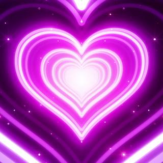 Aesthetic purple neon wallpaper