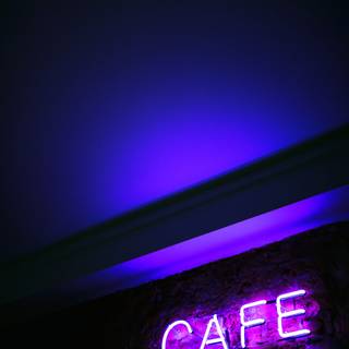 Aesthetic purple neon wallpaper