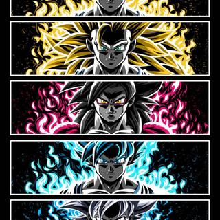 Goku phases wallpaper