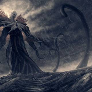 Ocean monster wallpaper