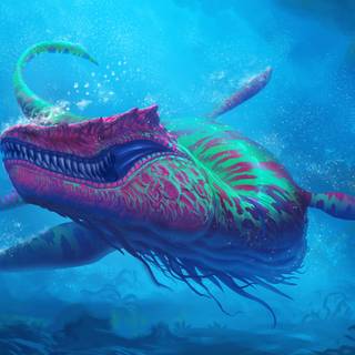 Ocean monster wallpaper