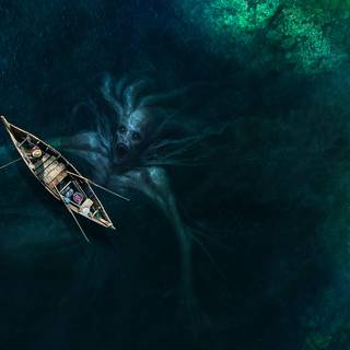 Ocean monster wallpaper