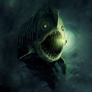 Ocean monster wallpaper