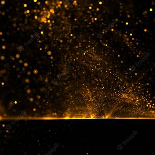 Golden particles wallpaper
