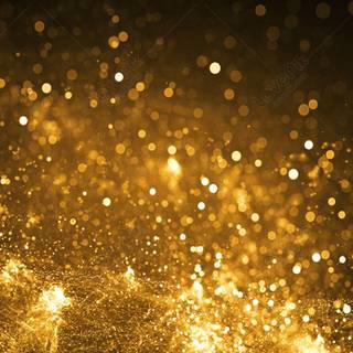 Golden particles wallpaper