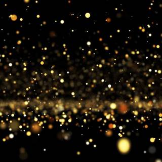 Golden particles wallpaper