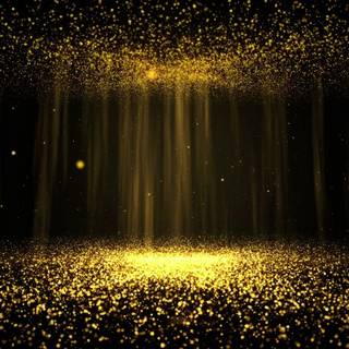 Golden particles wallpaper
