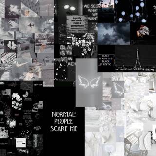 Gray aesthetic laptop wallpaper