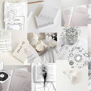 Gray aesthetic laptop wallpaper