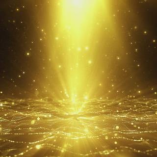 Golden particles wallpaper