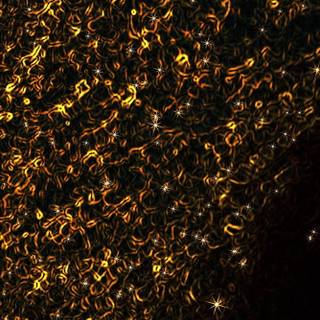 Golden particles wallpaper