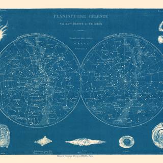 Planisphere wallpaper