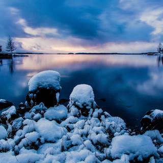 Sweden winter wallpaper