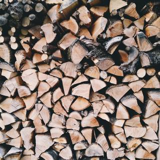 Fire wood wallpaper