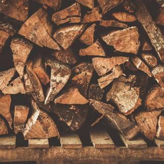Fire wood wallpaper