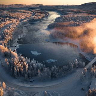 Sweden winter wallpaper