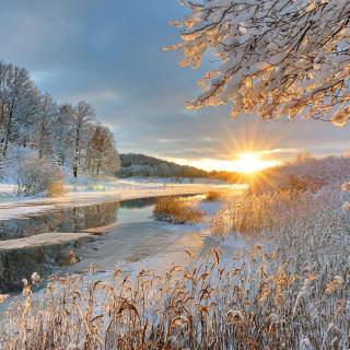 Sweden winter wallpaper