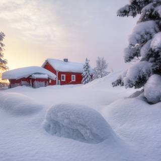 Sweden winter wallpaper