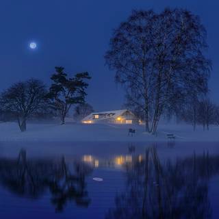 Sweden winter wallpaper