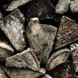 Fire wood wallpaper