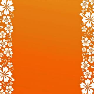 Orange design wallpaper