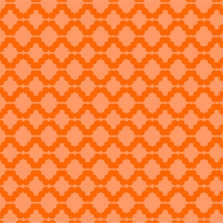Orange design wallpaper