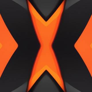 Orange design wallpaper