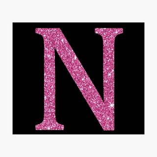 Pink letter n wallpaper