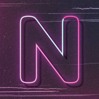 Pink letter n wallpaper
