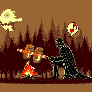 Minimalist Star Wars 1920x1080 wallpaper