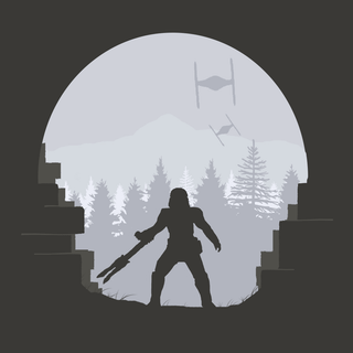 Minimalist Star Wars 1920x1080 wallpaper