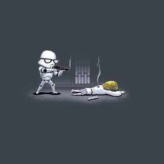 Minimalist Star Wars 1920x1080 wallpaper