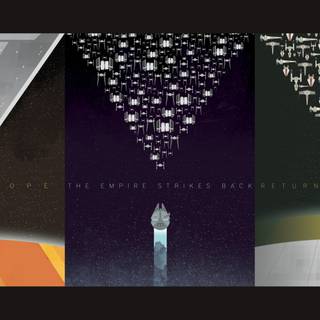 Minimalist Star Wars 1920x1080 wallpaper