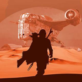 Minimalist Star Wars 4k wallpaper