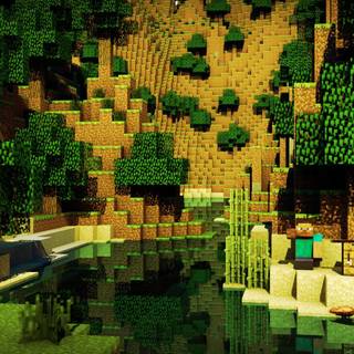 Minecraft portrait wallpaper