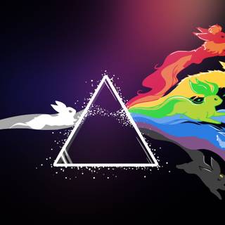 Leafeon and Glaceon wallpaper