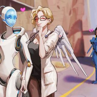 Overwatch Echo wallpaper