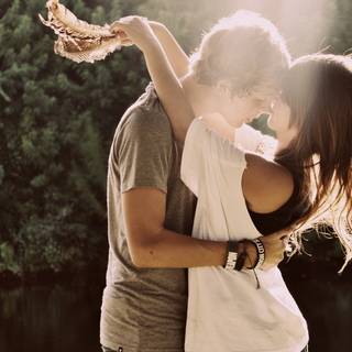 Teenage love wallpaper