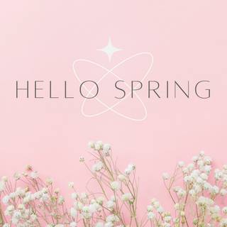 Minimal spring computer wallpaper